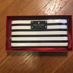 Kate Spade Flicker Lacey Black/Cream Wallet